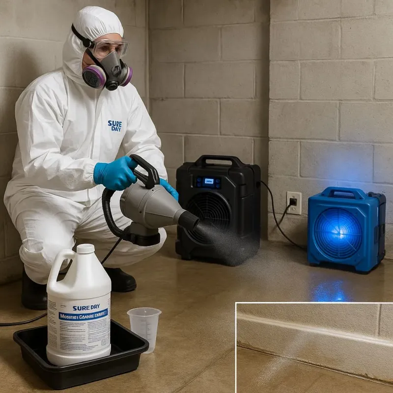 Sanitization and Odor Removal process in Sumner, IL