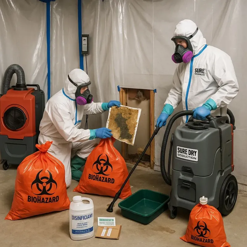 Contaminated Water Handling Protocols process in Sumner, IL